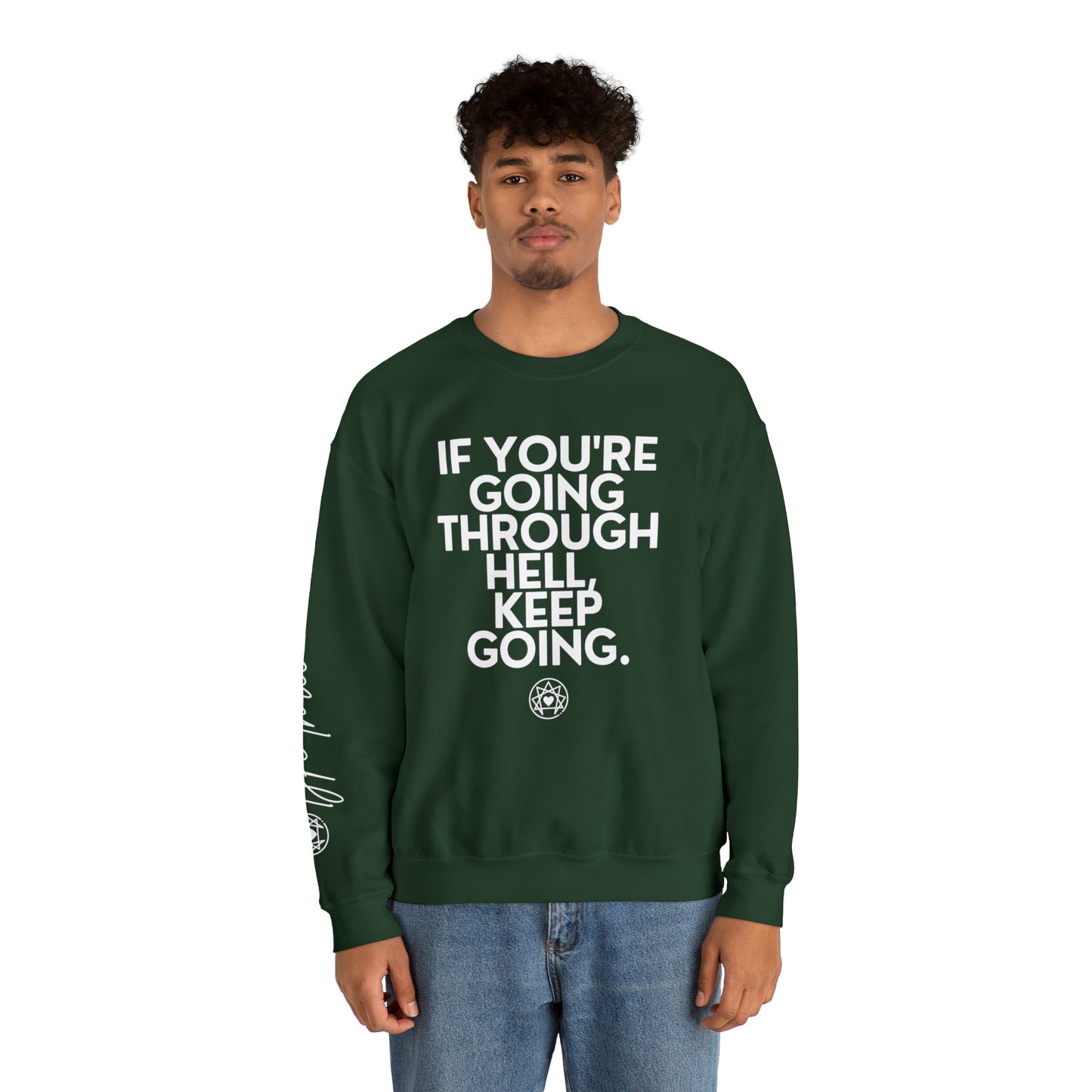 Enneagram Three | Keep Going | Crewneck Sweatshirt