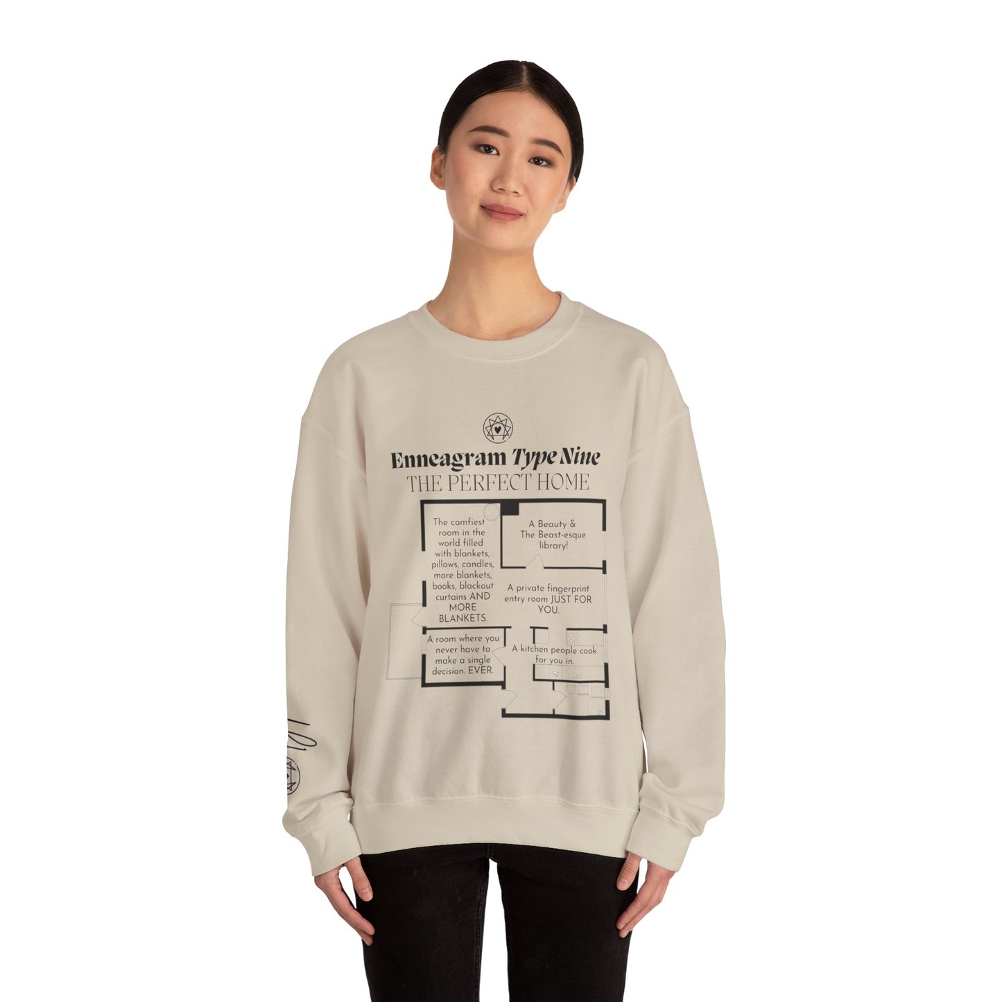 Enneagram Nine | Ideal Home Sweatshirt