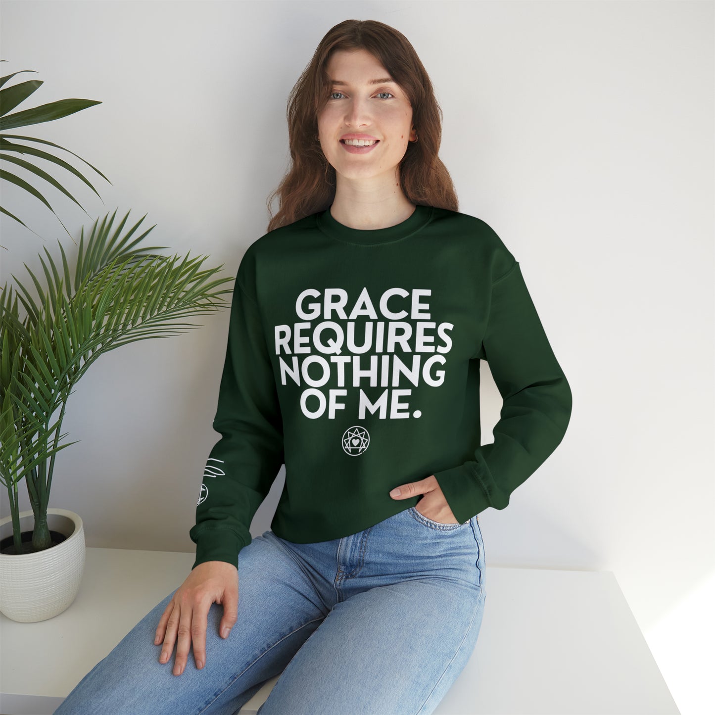 Enneagram One | Grace Requires Nothing of Me | Crewneck Sweatshirt