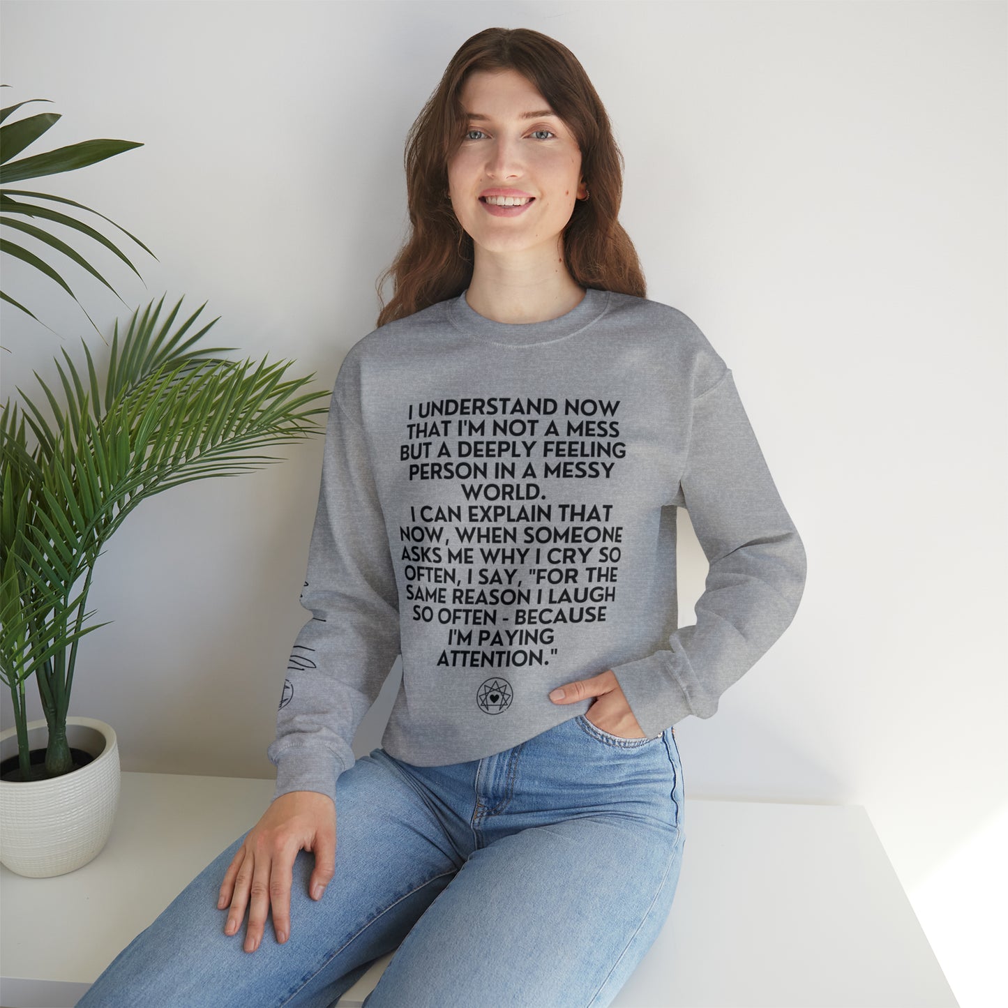Enneagram Four | Paying Attention | Crewneck Sweatshirt