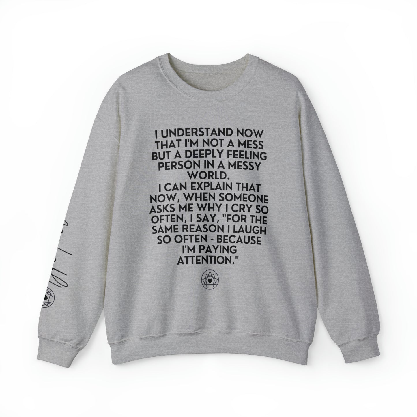 Enneagram Four | Paying Attention | Crewneck Sweatshirt