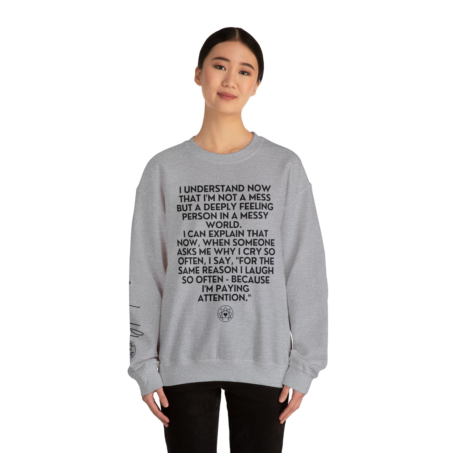 Enneagram Four | Paying Attention | Crewneck Sweatshirt